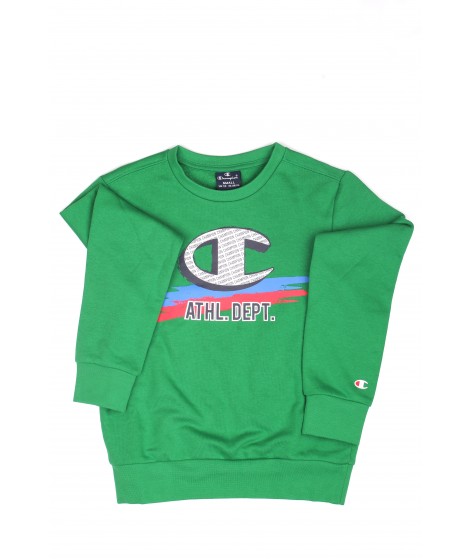 Champion Bambino Felpa girocollo 305439 Verde