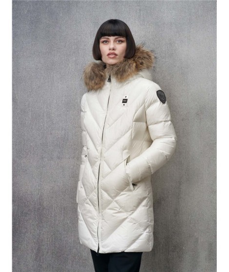 Blauer Donna Piumino Althea Bianco 