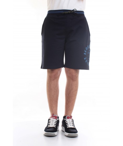 Aeronautica Militare Bermuda in Felpa BE109F Blu