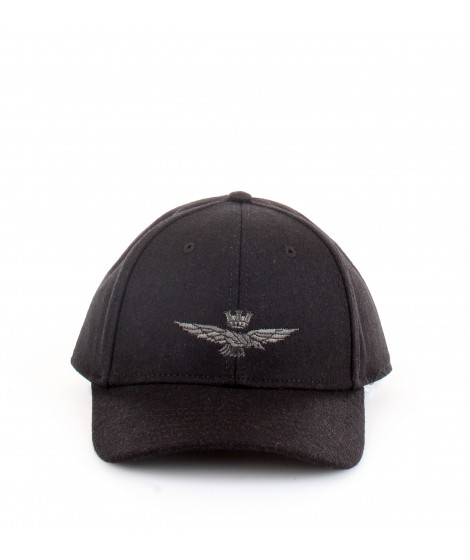 Aeronautica Militare Cappellino con Visiera HA1085 Nero