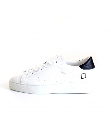 D.A.T.E.Uomo Sneakers Levante Calf Bianco-Nero M371-LV-LA-WB