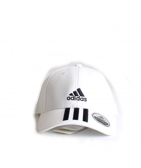Adidas Cappello Baseball 3-Stripes Twill Bianco