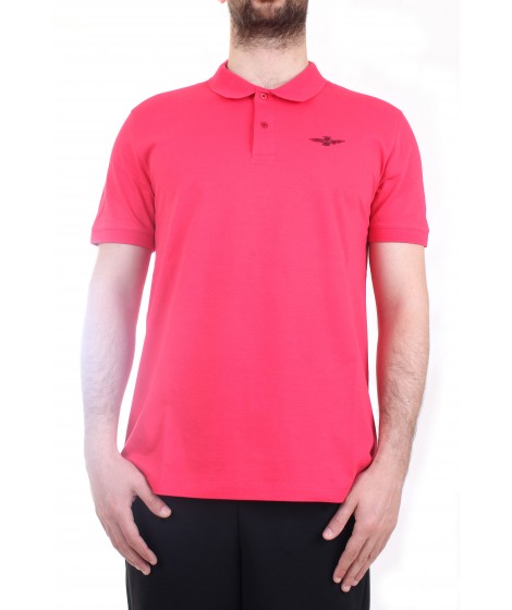 Aeronautica Militare Uomo polo M.C. PO1606 Corallo