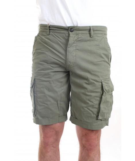 40Weft Uomo Bermuda Nick 6874 W2359 Verde salvia