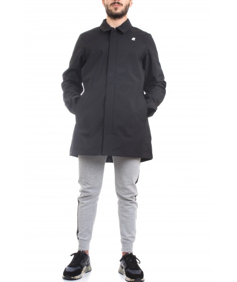 K-Way Parka Uomo Benny Bonded Nero