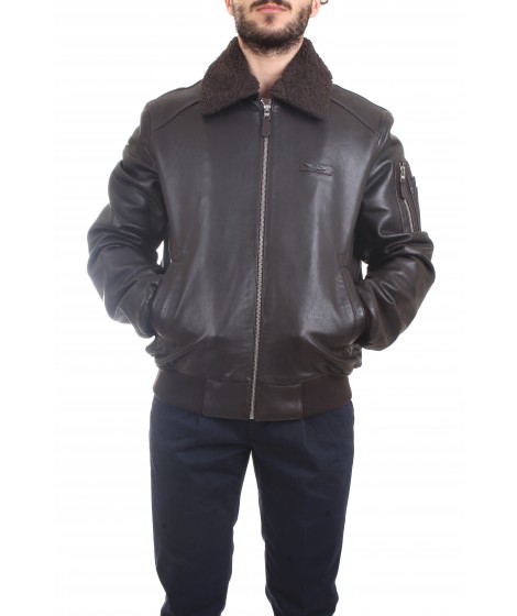 Aeronautica Militare Uomo Giacca in Pelle 222PN927PL161