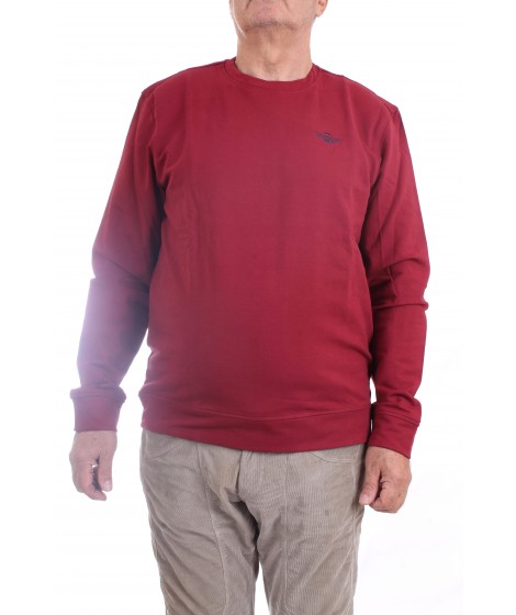 Aeronautica Militare Uomo Felpa Bordeaux