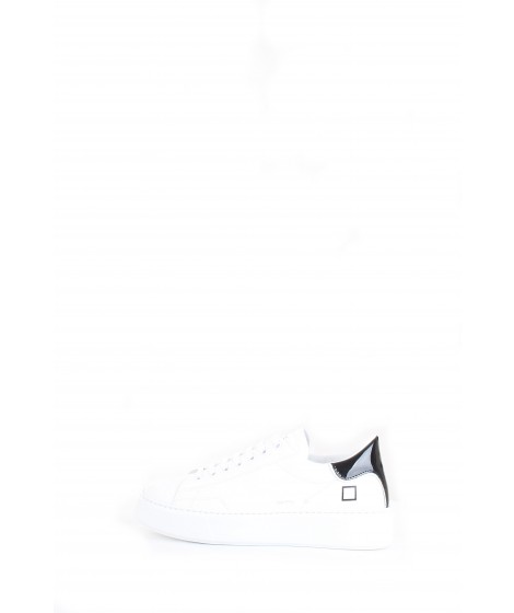 D.A.T.E. Sneakers Donna Sfera Patent White-Black