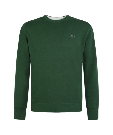 Lacoste Maglia in Cotone girocollo AH2193 00 Verdone