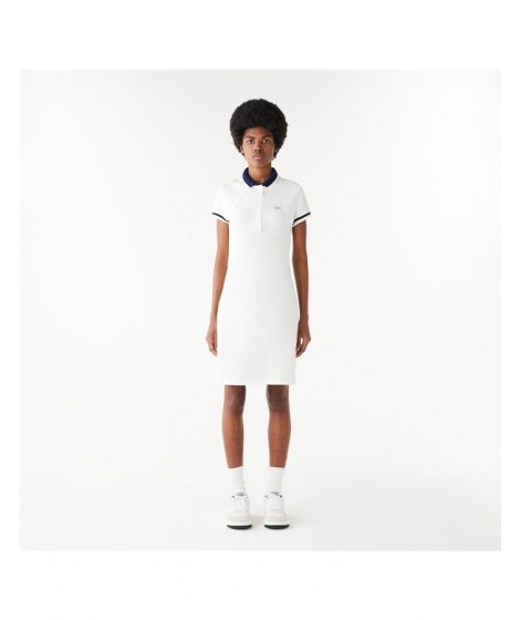 Lacoste Donna Abito Bianco