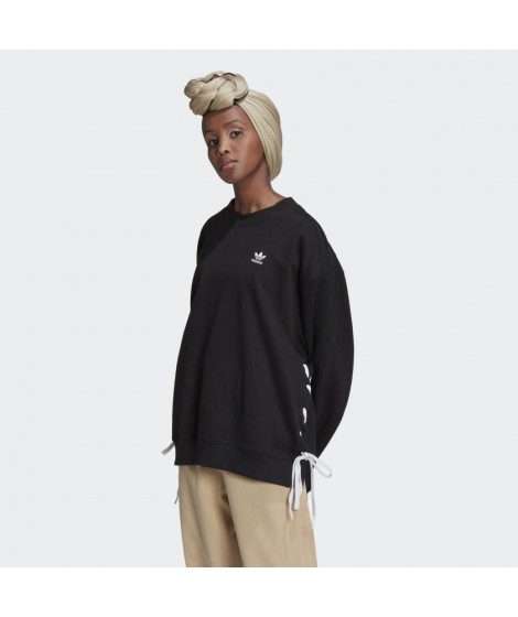 Adidas Originals Donna Felpa LACED CREW HK5055