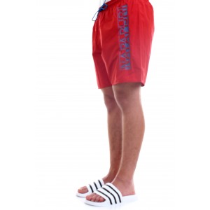 Napapijri Uomo Costume da Bagno Victor 1 Rosso