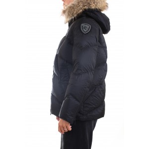 Blauer Donna Piumino Imbottito April Nero
