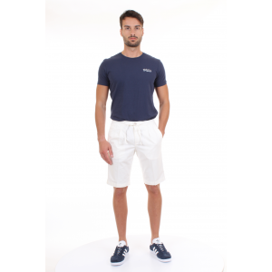 Manuel Ritz Bermuda 183360 Bianco Coulisse Regolabile