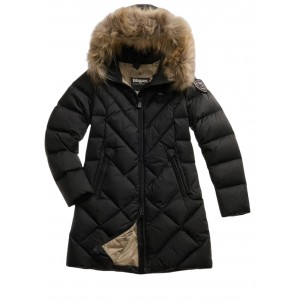Blauer Donna Piumino Althea Nero 