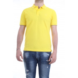 Sun68 Polo Small Stripes Collar Gialla