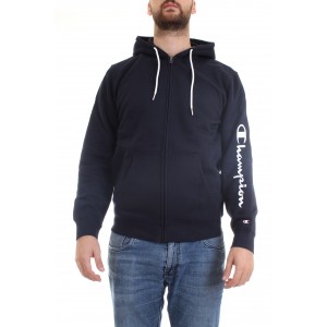 Champion Uomo Felpa con Cappuccio 214745 Blu