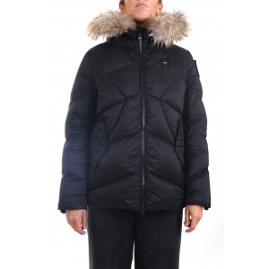 Blauer Donna Piumino Imbottito April Nero