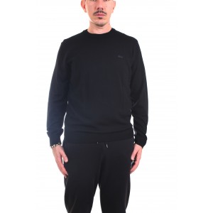 Lacoste Uomo Pullover in Lana Merino AH1969 00 Nero