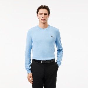 Lacoste Uomo Pullover AH1985 00 Azzurro