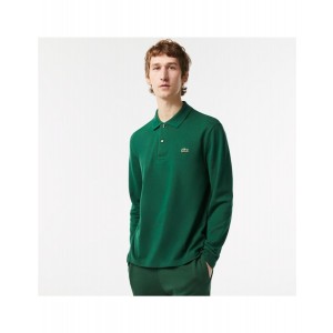Lacoste Uomo Polo M.L. in Petit Piquet L1312 00 Verde 132