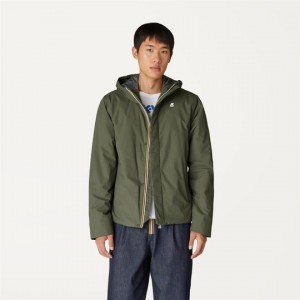 K-way Uomo Giacca Jack Ripstop Marmotta Verde